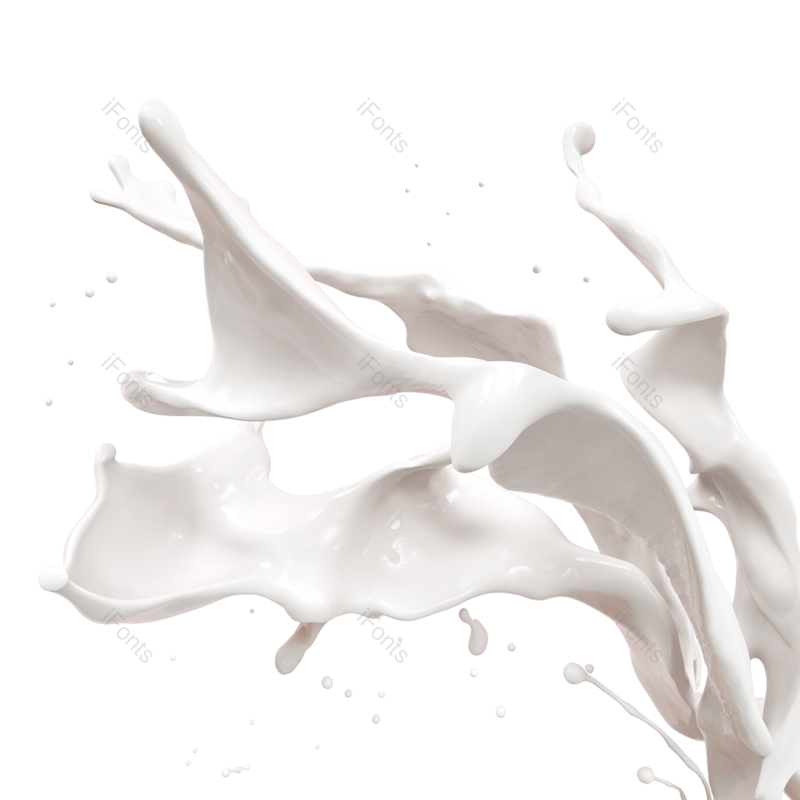 立体图片,飞溅元素,水花PNG,牛奶免抠素材
