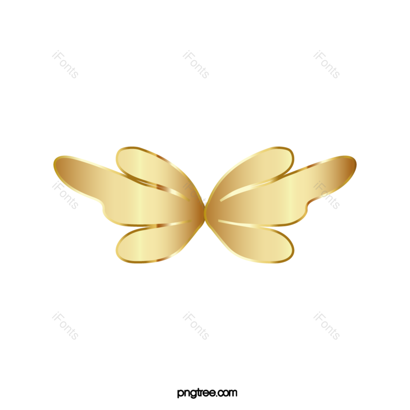 蝴蝶图片,金色金属元素,金色蝴蝶PNG,翅膀免抠素材