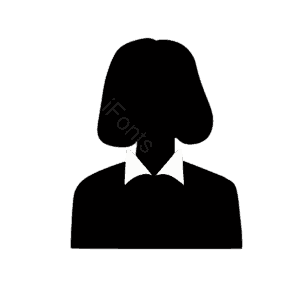 成功人士 成功 黑色 白领 短发 女孩 可爱 头像