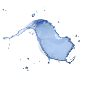 水 水花 蓝色 流体 水珠 液体 立体 清新
