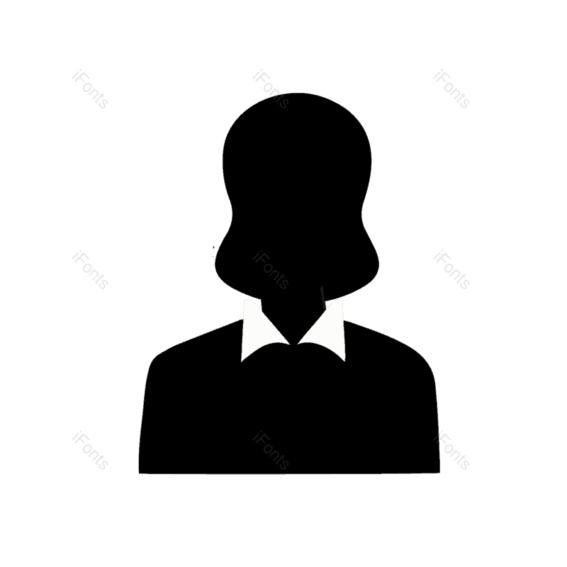 衬衫图片,黑色元素,头像PNG,女孩免抠素材