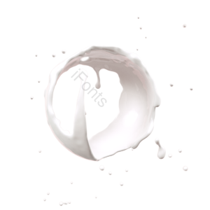 牛奶 白色 球形 饮品 3d 立体 流体 水珠