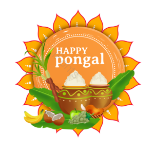 印度 丰收 感恩节 创意 插图 makar sankranti pongal