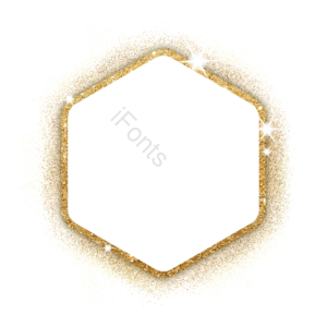 金色 漂浮 粉末 边框 glitter 亮粉 闪亮 金粉