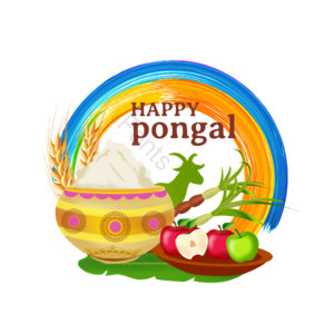 创意 印度 丰收 节日 水果 装饰 makar sankranti