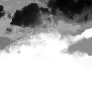 阴天 手绘 逼真 厚重 黑云 云 乌云 质感