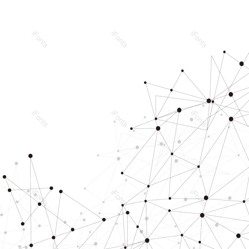 科技图片,圆点元素,几何PNG,黑色免抠素材