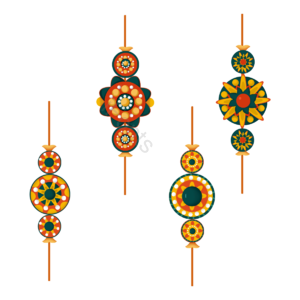罗刹 印度教 raksha bandhan 打印 假日 节 徽章
