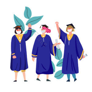 口罩 植物 庆典帽 庆祝 学院 毕业 毕业帽 医用口罩