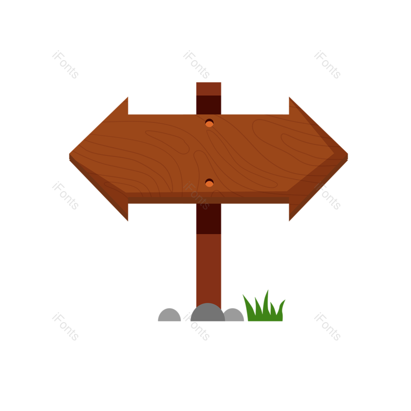 元素图片,简约元素,金属纹理PNG,小草免抠素材