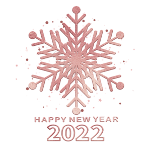 2022 新年快乐 粉色 雪花 插画 元素 新年 亮片