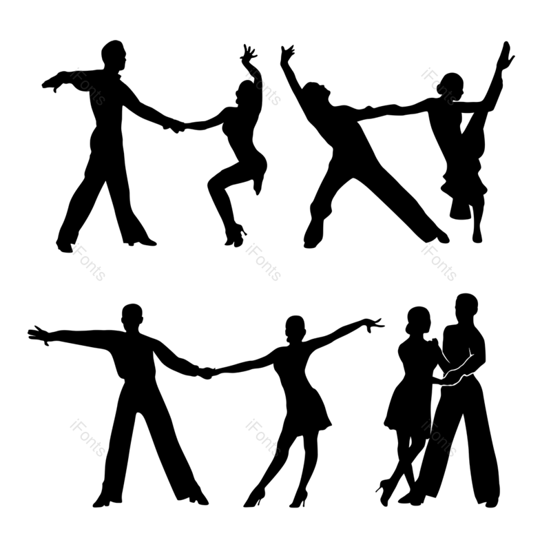 娱乐图片,黑色元素,跳舞PNG,舞蹈免抠素材