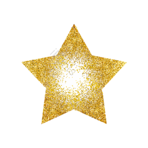闪亮 christmas star 亮晶晶 金色 金粉 圣诞星星 亮片