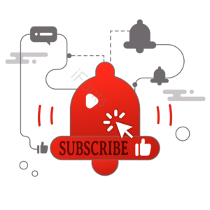 创意 卡通 订阅 youtube 图标 按钮 点击 关注