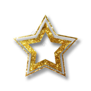金粉 亮片 立体感 镂空 闪亮 亮晶晶 christmas star
