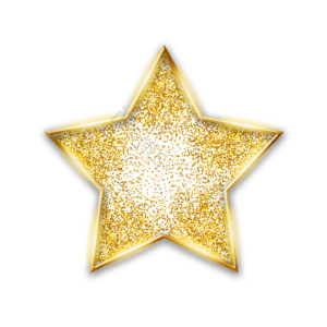亮晶晶 闪亮 christmas star 立体感 光泽感 金色 五角星