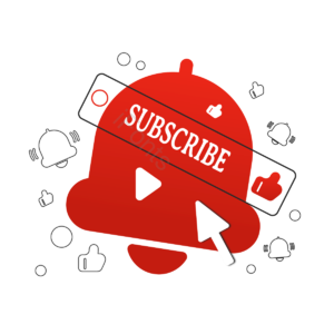 youtube 点击 点赞 订阅 按钮 对话框 商业 铃铛