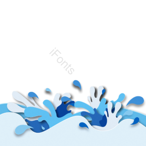 水点 浪花 边框 层次感 水花 喷溅 涟漪 海浪
