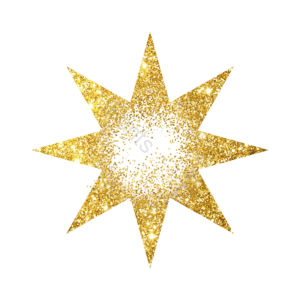 八角星 多角星星 christmas star 金粉 闪耀 圣诞星星 渐变