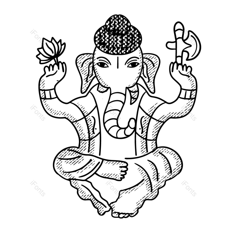 民族图片,莲花元素,文化PNG,免抠素材