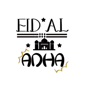 黄色 月亮 黑色 卡通 手绘 svg eid al