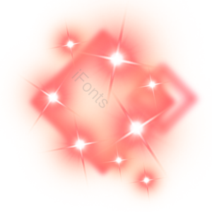 分散的 闪烁 亮光 红色 光效 red glow 白色