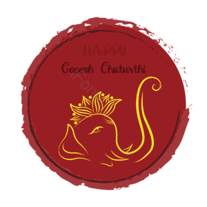 ganesh chaturthi 印度 抽象 宗教 手绘 彩色 大象