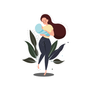 棕色 棕色头发 长发 母乳哺育 母乳喂养 生命之根 生命之源 吃奶