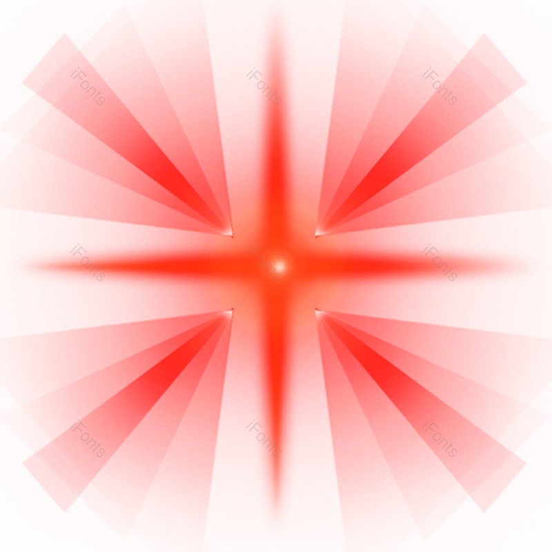 光效图片,透明元素,渐变PNG,红色免抠素材
