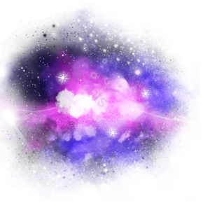 炫彩 星系 宇宙 光效 素材 星云 发光 紫色