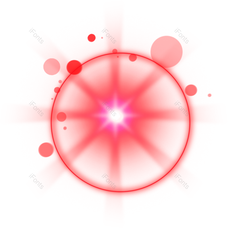光效图片,光线元素,光晕PNG,红色免抠素材