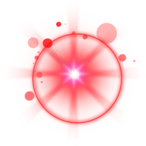 分散的 红色 red glow 太阳光 光效 光晕 眩光