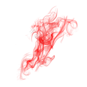 简约 悬浮 水墨 红色 晕染 烟雾 效应 烟