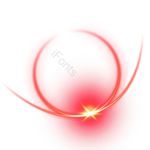 红色 圆形 亮点 太阳光 光效 red glow 黄色