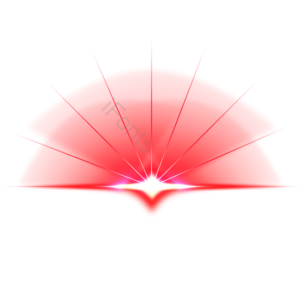 半圆形 red glow 射线 太阳 光效 红色 白色