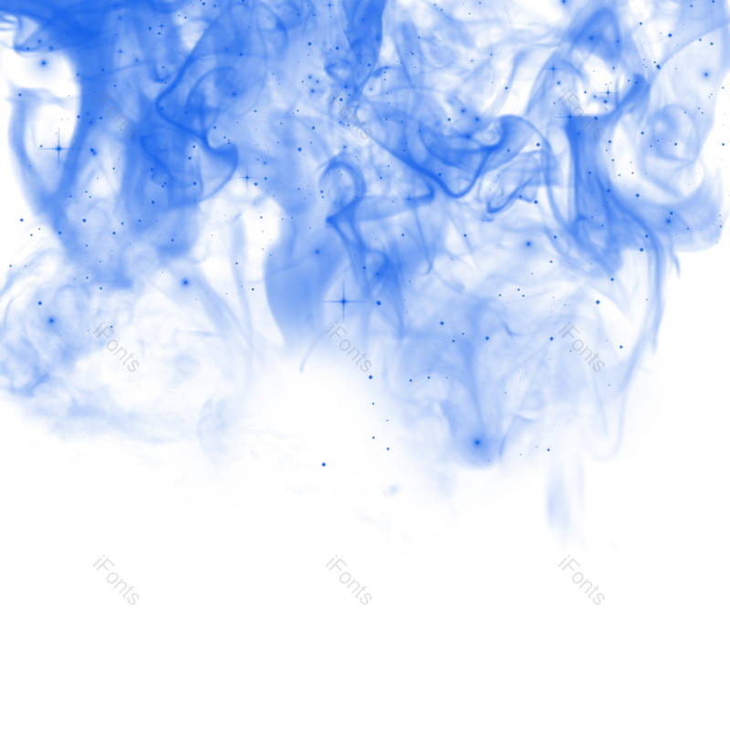水墨图片,蓝色元素,简约PNG,抽象免抠素材
