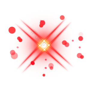 分散的 十字形 亮点 太阳 光效 红色 red glow