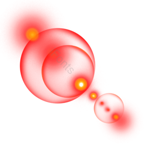 透明感 红色 太阳 光晕 镜头 光效 red glow