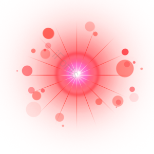 分散的 red giow 太阳光 红色 光晕 光效 发光的
