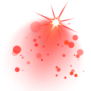 分散的 太阳光 red glow 亮点 光效 光速 透明