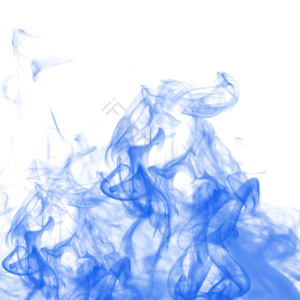 蓝色 抽象 烟 蓝烟 渲染 水墨 烟雾 晕染