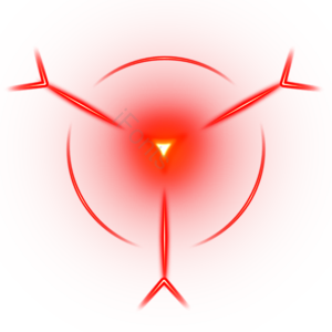 渐变 透明 红色 red glow 线条 太阳 光效