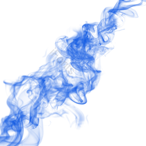 飘渺 漂浮的 蓝色 抽象 烟雾 效应 晕染 渲染