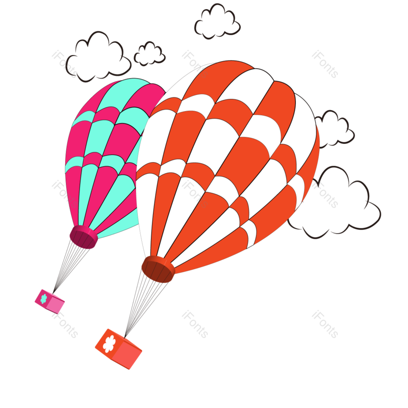 礼盒图片,天空元素,PNG,免抠素材