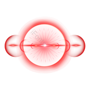 红色 red glow 白色 眩光 镜头 太阳 光效