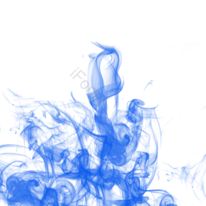 漂浮的 蓝烟 扩散 效应 水墨 蓝色 烟雾 烟