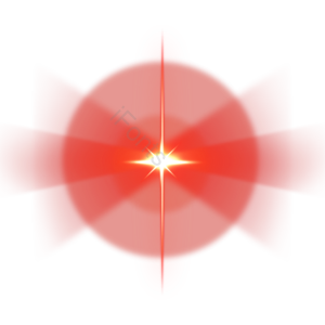 red glow 圆形 透明 渐变 红色 光效 闪亮的