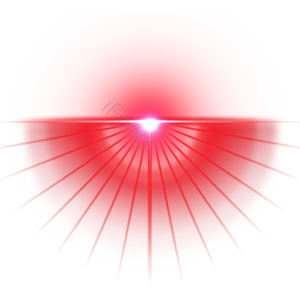 红色 半圆形 闪亮的 射线 太阳光 red glow 光效