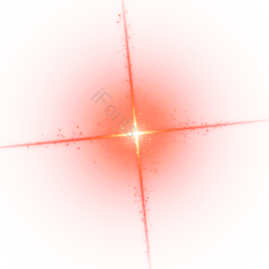 红色 十字形 渐变 太阳 光线 效果 光晕 光效