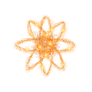 对称的 电子 环绕 颗粒感 glitter 闪光 抽象 光效